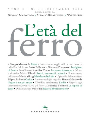cover image of Età del ferro N. 4/2019